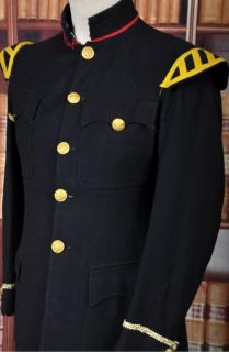 Superb Vtg Welsh Jefferies 1930s Military Tunic Jacket XS