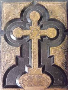 Antique RARE Victorian Holy Bible Circa 1860's John E Potter Co Philadelph  