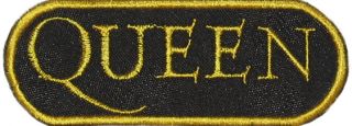 Queen Logo Embroidered Patch Freddie Mercury Brian May Roger Taylor John Deacon  