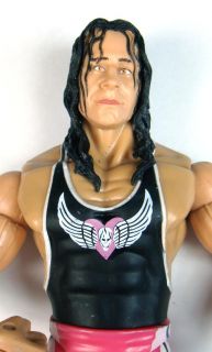 WWE WWF ECW Wrestling Hitman Bret Hart Wrestle Action Figure Kids Toy New  
