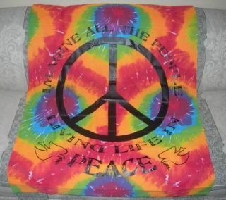 New Tie Dye Tapestry Imagine John Lennon Wall Decor Hanging Art Poster Flag NIP  