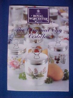 Royal Worcester Coddler Egg Cup Leaflet No1 24 Shown with Names  