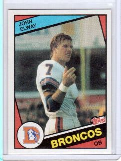 John Elway 1984 Topps Rookie Perfect Centering Begs to Be PSA or BGS Graded  