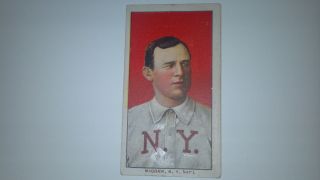 John McGraw T206 T 206 Tobacco Card Piedmont 1909 11 HOF New York Giants  
