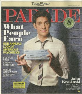 John Krasinski Nathan Fillion 2011 Parade Magazine  