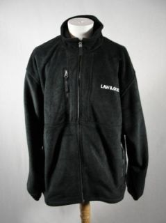 Law Order Official Fleece Jacket with Logo Size x Large  
