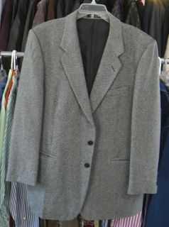 John Henry Blazer Sport Coat Jacket Wool Blnd 3 But 42R  