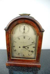 George III Double Fusee John Parker London Verge Converted Bracket Clock  