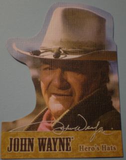 2005 Breygent John Wayne Hero's Hats Die Cut Card HH7  