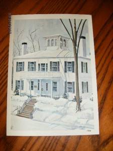 John H Reed Maine Governor 1966 Dated Christmas Card  
