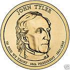 2009 1 John Tyler Presidential 25 Dollar Bank Coin Roll MUST SEE  