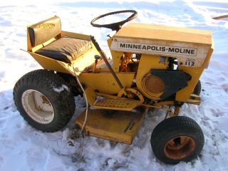 Minneapolis Moline Hydro 112 Lawn Mower U R Z 602 Oliver Tractor 77 88  