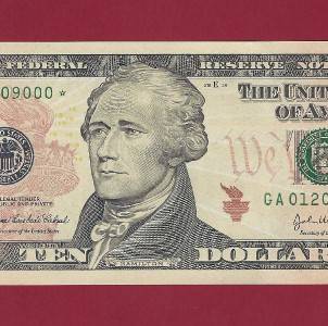 US Currency 2004A $10 Star Gem Federal Reserve Note Boston Old Paper Money  