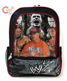WWE Wrestling John Cena Triple H School Backpack Bag L  