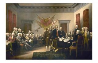 John Trumbull Art Poster Declaration of Independence  