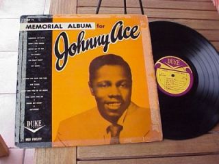 Johnny Ace Memorial Album Original Vinyl Lp Duke  