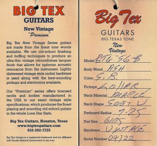 Big Tex 57 P Bass Precision 2 Tone Sunburst finish  