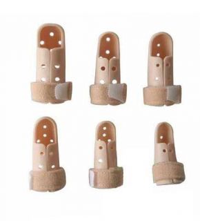 Plastic Mallet Finger Splint DIP Joint Support Brace Protection   
