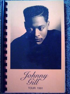 I31 Johnny Gill Itinerary Book issued to Band Crew  