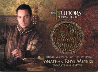 TUDORS PIECE OF WARDROBE CARD JONATHAN RHYS MEYERS 91 200  