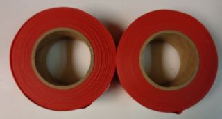 New Set of 2 Johnson Level and Tool Red Flagging Tape Model 3301  