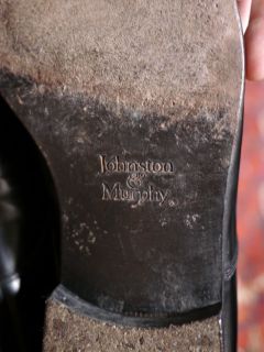 Johnston Murphy Italian Leather Dapper Cap Toe Oxfords Shoes 9 5 w 43  