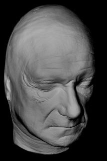 Jonathan Harris Life Mask Lost in Space Dr Smith Light Weight White Resin Cast  