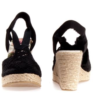 Soda Womens Jorja Crochet Dress Heel Wedge Heels Shoes Sz 8 5  
