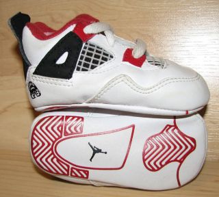 Nike Air Jordan Red Mars Blackmon Retro IV 4 06 Infant 2c Crib Shoes 308501 162  
