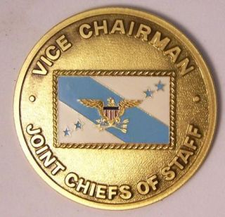 VICE CHAIRMAN JOINT CHIEFS OF STAFF Challenge Coin GEN JOSEPH W RALSTON  