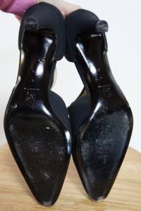BRUNO MAGLI Black Stylish Sexy Strap Heels Shoes Sz 9 B  