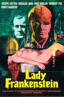Lady Frankenstein Poster Joseph Cotten German Style  