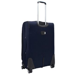 Jourdan Lightweight 3 Piece Expandable Upright Spinner Luggage Set Navy Blue  