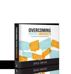 Joyce Meyer OVERCOMING WRONG MINDSETS How Get to Promised Land Faster 4 CDs  