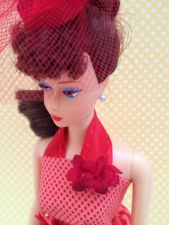 Handmade OOAK Silkstone and Vintage Barbie Clothing Dress Hat Belt Clutch  