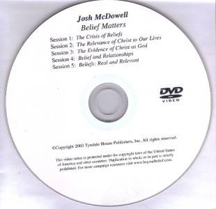 1 Josh McDowell Belief Matters Series DVD Apologetics Group Home Bible Study  