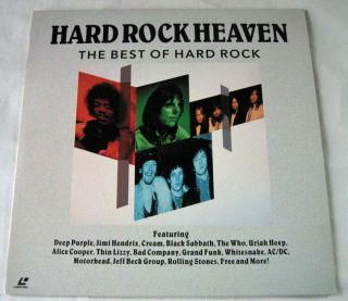 Japan LD Hard Rock Heaven The Best of Hard Rock Deep Purple Jimi Hendrix Θ  