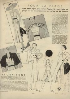 Original Mode Pratique July 4 1936 Precut Patterns  