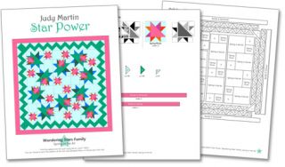 Electric Quilt EQ7 Judy Martin Star Power Quilt Design Add On Software  