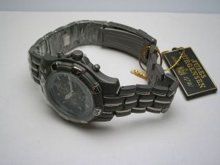 Jules Jurgensen Mens Titanium Chronograph Sport Watch Retail $485