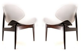 Century Modern Kodawood Rosewood Clamshell Chairs by Finn Juhl