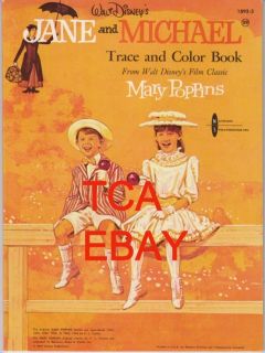 JULIE ANDREWS MARY POPPINS JANE & MICHAEL 64 TRACE & COLOR BK MINT