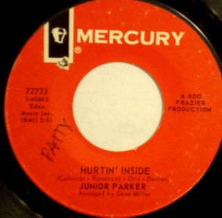Junior Parker Hurtin Inside 1967 Mercury Popcorn 45