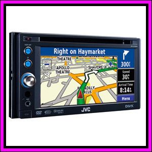 JVC KW AVX746 6 1 LCD GPS Navigation System Bluetooth DVD Player Car