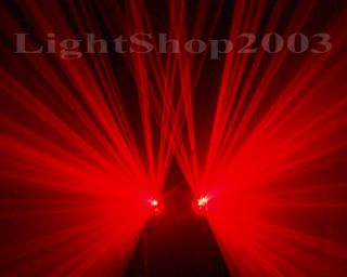  Double Red DJ Laser Light show system for Disco party Club 650nm DMX