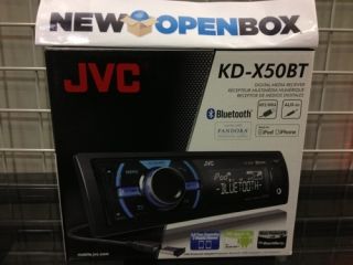 JVC KD X50BT Radio  Aux Bluetooth Media Player Car Audio In Dash