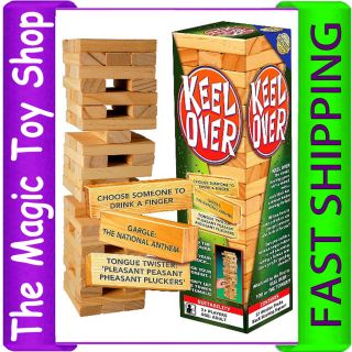 Keel Over Drinking Party Game as Jenga Great Gift