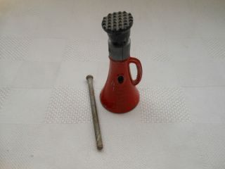 Miniature Screw Jack Simplex Templeton Kenly Co Chicago Red