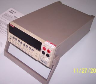 KEITHLEY 2000 6 1 2 Multimeter Includes Calibration with Data by