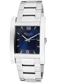 Kenneth Cole Watch KC9143 Mens Blue Dial Stainless Steel